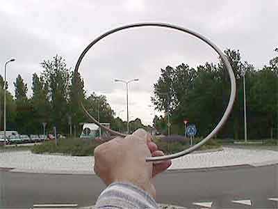 Site specific - site generated sculpture - sculptures and landscapes by Finnish-Dutch sculptor Lucien den Arend