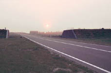 Site specific sculpture can be land art, as it is here  in Holland near Zeeland. Environmental and site specific landscape sculpture.